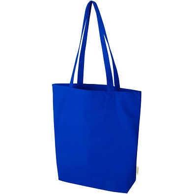 Odisha 180 g/m² OCS Bio-Tragetasche mit breitem Boden 11L, royalblau