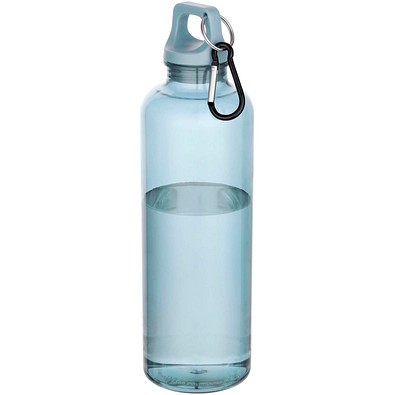 Oregon 750 ml RCS-zertifizierte Trinkflasche aus recyceltem Kunststoff mit Karabinerhaken, türkis