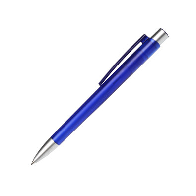 burger swiss pen® Kugelschreiber Delta-Frosted, blaue Mine, blau-gefrostet