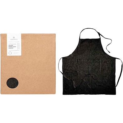 Originalhome Schürze aus recyceltem Material, schwarz