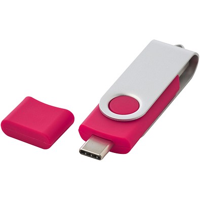 OTG Rotate USB Typ-C Stick, magenta, 64GB