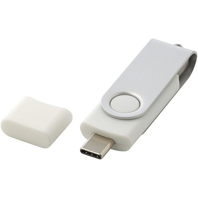 OTG Rotate USB Typ-C Stick, weiss, 1GB