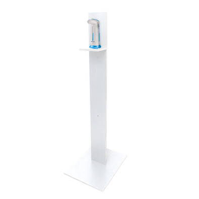 Desinfektionsspender mit Holzständer Outdoor Tower Desinfektionsspender mit Holzständer Outdoor Tower