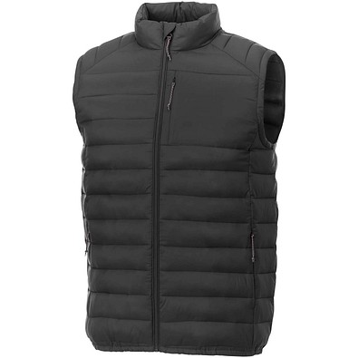 Pallas GRS recycelter wattierter Bodywarmer für Herren, storm grey, XL