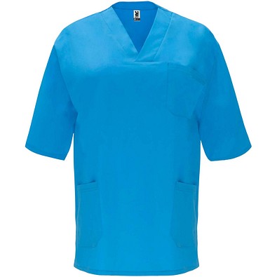 Panacea Kurzärmeliges Arbeitshemd, 160 g/m2, unisex, donau-blau, XL