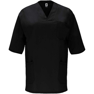 Panacea Kurzärmeliges Arbeitshemd, 160 g/m2, unisex, schwarz, XL