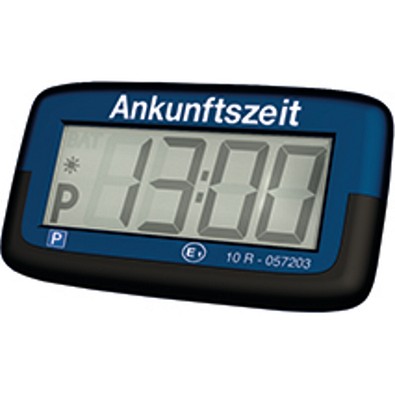 Park Micro, Dünnste e-Parkscheibe, 1LCD, batteriebetrieben, blau
