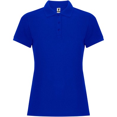 Pegaso Premium Poloshirt für Damen, blau, L