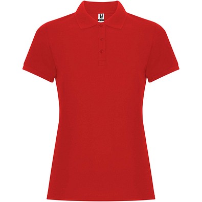 Pegaso Premium Poloshirt für Damen, rot, L