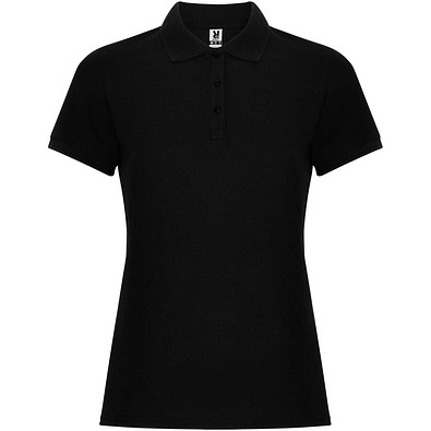 Pegaso Premium Poloshirt für Damen, schwarz, L