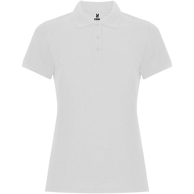 Pegaso Premium Poloshirt für Damen, weiss, M