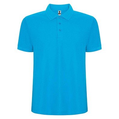 Pegaso Premium Poloshirt für Herren, türkis, 3XL