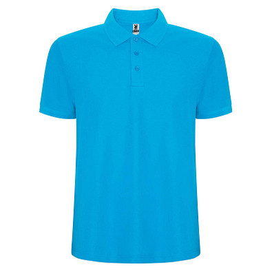 Pegaso Premium Poloshirt für Herren, türkis, M