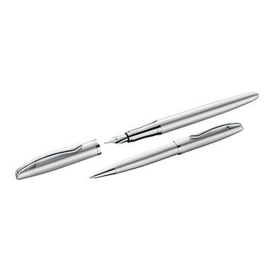 Pelikan Schreibset Jazz Noble Elegance, schwarze Mine, silber