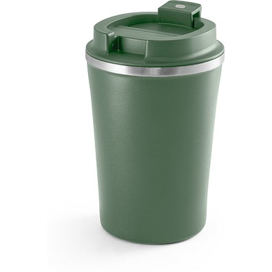 PHELPS. Reisebecher aus Edelstahl und PP 470 ml, Khaki