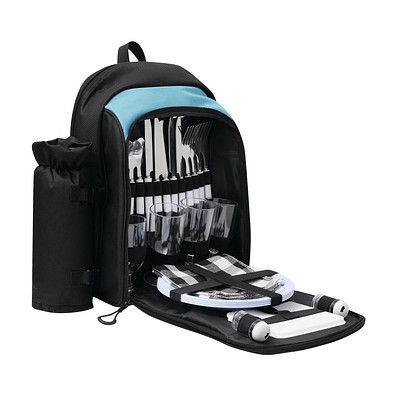 Picknick-Rucksack SMART TRIP,schwarz, türkis