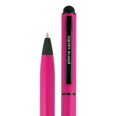 Pierre Cardin Drehkugelschreiber Celebration Stylus, blaue Mine, rosa