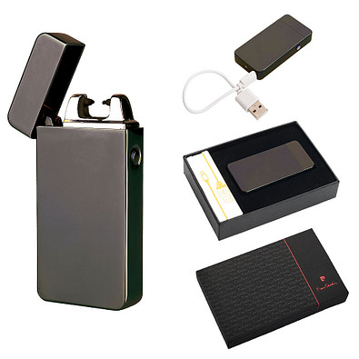 Pierre Cardin® ELECTRIC Feuerzeug, gunmetal
