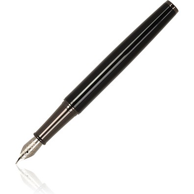 Pierre Cardin® ODETTE Rollerball pen, schwarz/gunmetal