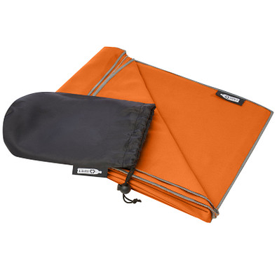 Pieter ultraleichtes und schnell trocknendes Handtuch aus rPET, orange