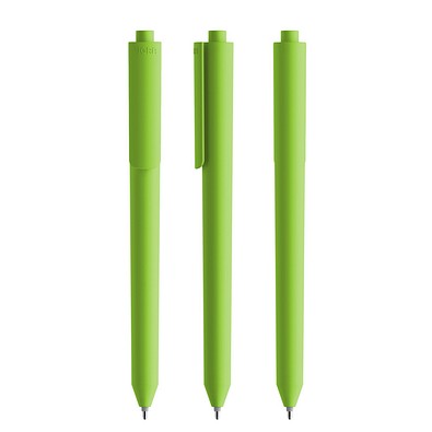 Pigra P03 Soft Touch Push Kugelschreiber, Green