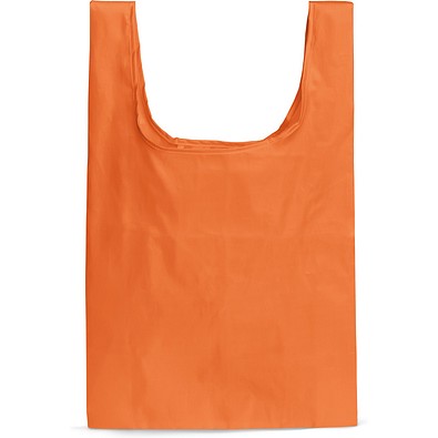PLAKA. Faltbare Tragetasche aus 210D, Orange