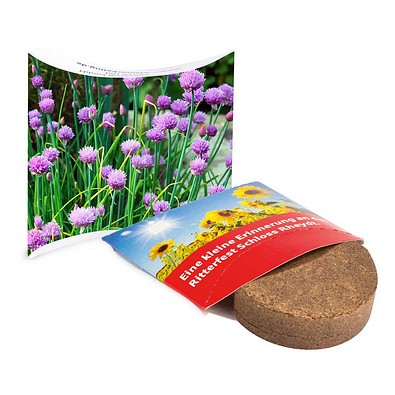 Plant-Tab mit Samen, Schnittlauch, 1-seit. Druck