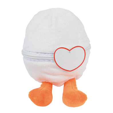 Plüsch-Ente LENI,gelb, orange, weiß