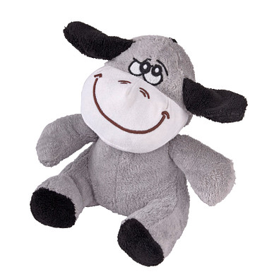 Plüsch-Esel ADRIAN, grau, schwarz