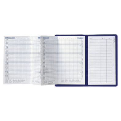 Pocketdata 2021, Leporello, Blau Pocketdata 2021, Leporello, Blau