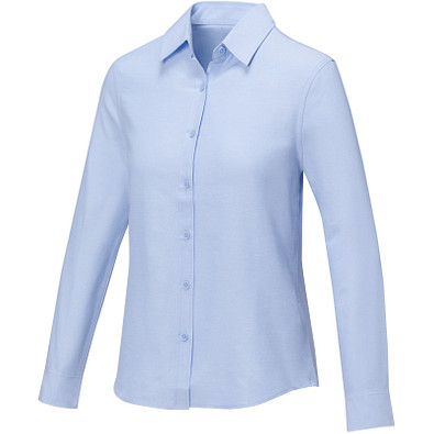 Pollux Damenbluse mit langen Ärmeln, hellblau, M