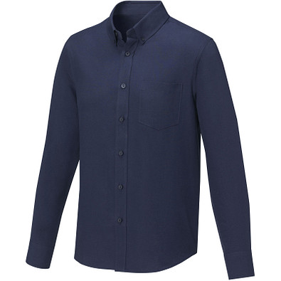 Pollux Herrenhemd mit langen Ärmeln, navy, XL