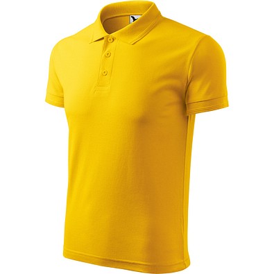 Polohemd Herren Pique Polo, 2XL, gelb
