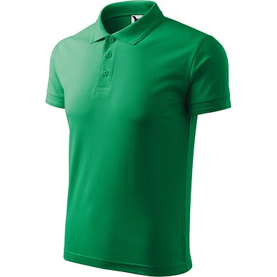 MALFINI Polohemd Herren Pique Polo, M, grasgrün