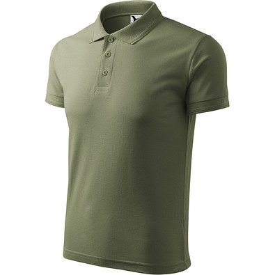 MALFINI Polohemd Herren Pique Polo, M, khaki