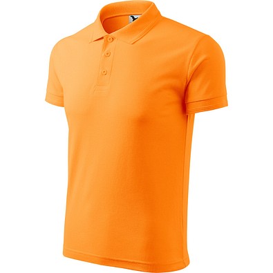 MALFINI Polohemd Herren Pique Polo, M, mandarine orange