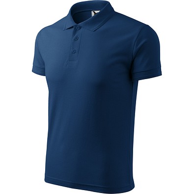 MALFINI Polohemd Herren Pique Polo, M, mitternachtsblau
