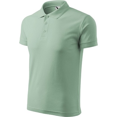 MALFINI Polohemd Herren Pique Polo, M, sage