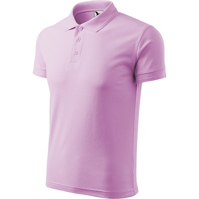 Polohemd Herren Pique Polo, XL, orchid