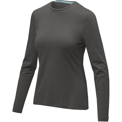 Ponoka Langarmshirt für Damen, storm grey, XXL