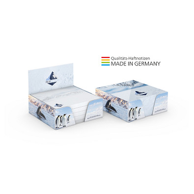 Geiger-Notes Haftnotiz Pop-Up-Box 72 x 72, 250 Blatt, inkl. Druck auf Box & Haftnotizen