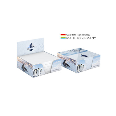 Geiger-Notes Haftnotiz Pop-Up-Box White 72 x 72, 250 Blatt, inkl. Druck auf Box