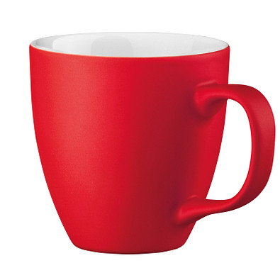 Porzellantasse Lorena, 450 ml, rot