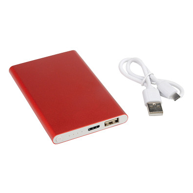 Powerbank ENDURANCE EVOLUTION 4.000 mAh,rot
