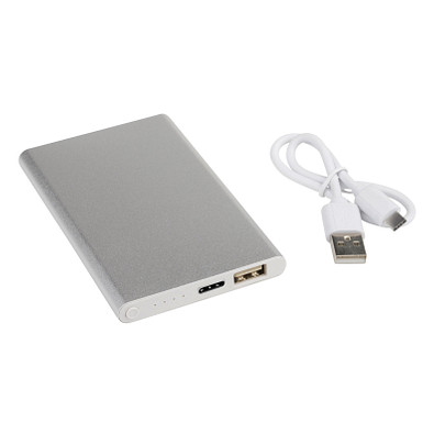 Powerbank ENDURANCE EVOLUTION 4.000 mAh,silber
