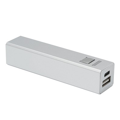Powerbank ENDURANCE RECYCLED 2.600 mAh,silber