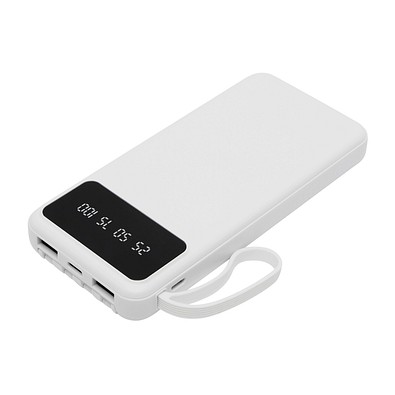 Powerbank MULTI CHARGE 10.000 mAh,weiß