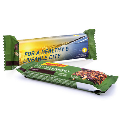PowerBar Natural Energy Riegel im Werbeschuber Cacao Crunch, inkl. Druck PowerBar Natural Energy Riegel im Werbeschuber Cacao Crunch, inkl. Druck