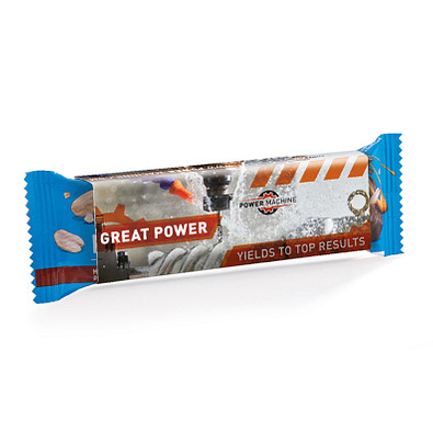 PowerBar Protein Nut2 Riegel im Werbeschuber Milk Chocolate Peanut, inkl. Druck PowerBar Protein Nut2 Riegel im Werbeschuber Milk Chocolate Peanut, inkl. Druck