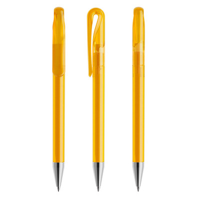 prodir® Drehkugelschreiber DS1 TFS Twist, blaue Mine, gelb